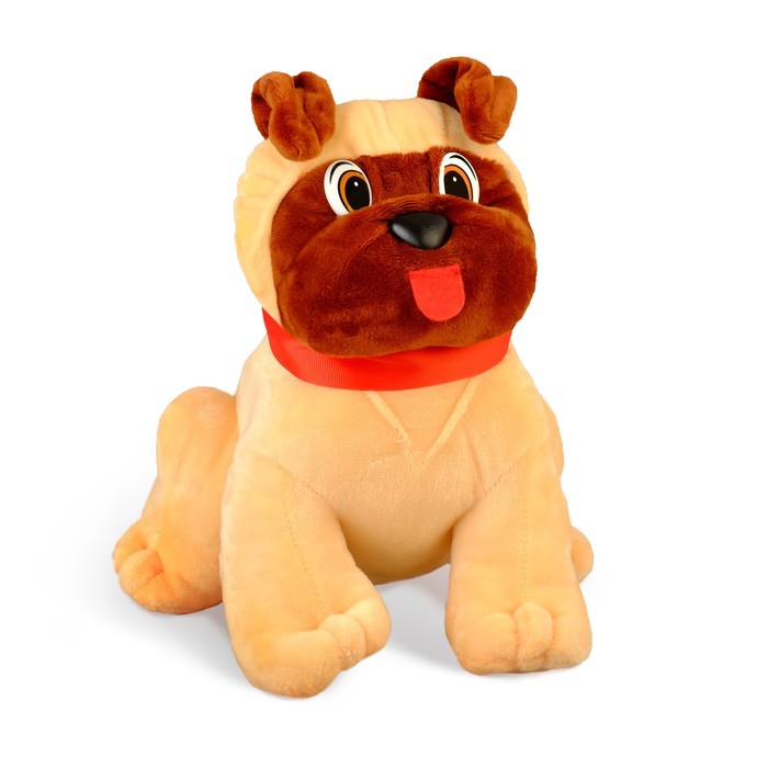 Мягкая игрушка "Собака Мопс", 24 см