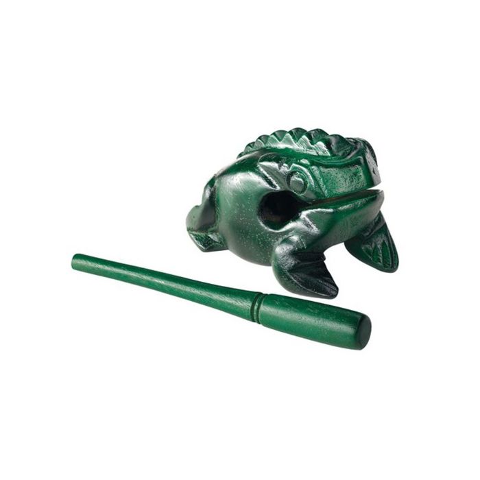 Гуиро-лягушка Nino Percussion NINO514GR деревянный, средний, зеленый