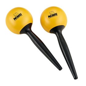 

Маракасы Nino Percussion NINO582Y пластиковые, круглые на ручке, желтые