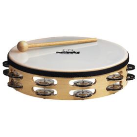 

Тамбурин Nino Percussion NINO26 10", два ряда бубенцов