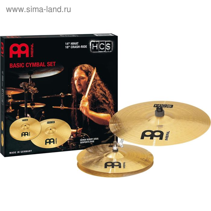 фото Комплект тарелок meinl hcs1418 hcs basic cymbal set 14, 18"