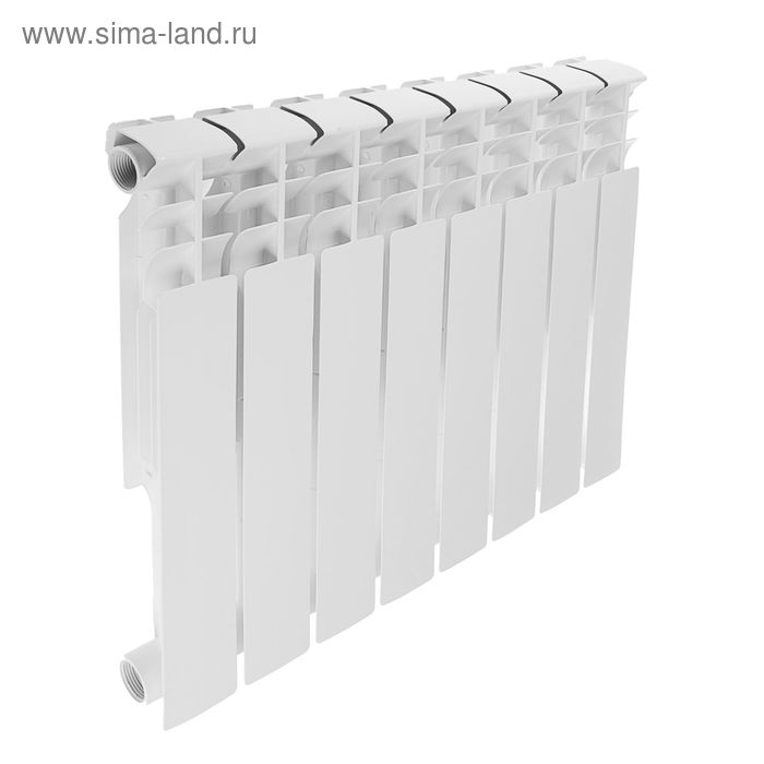 Радиатор биметаллический REMSAN Professional, 500х80 мм, 8 секций