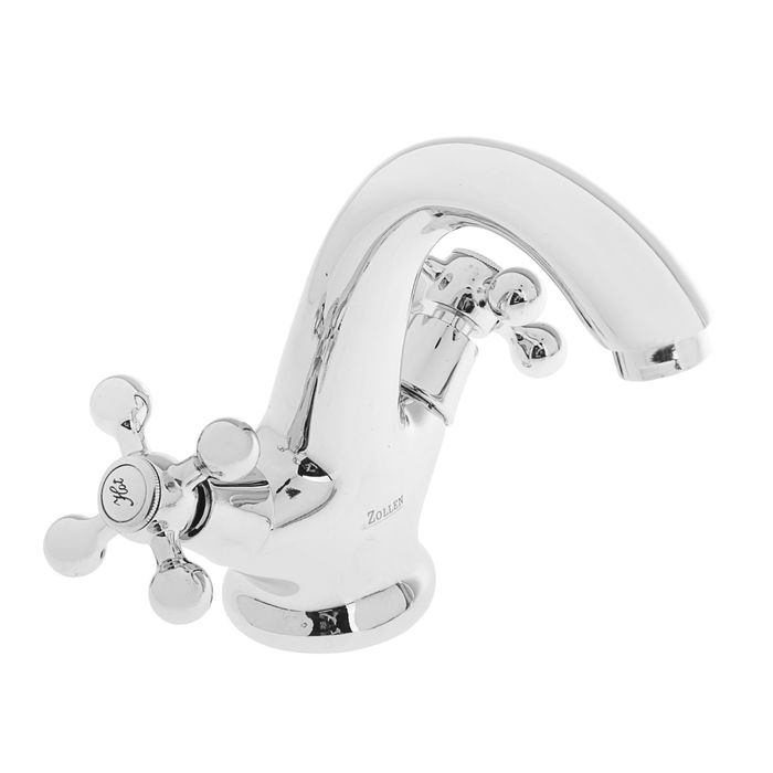 Смеситель для раковины Zollen Essen ES53420511, двухрычажный, хром