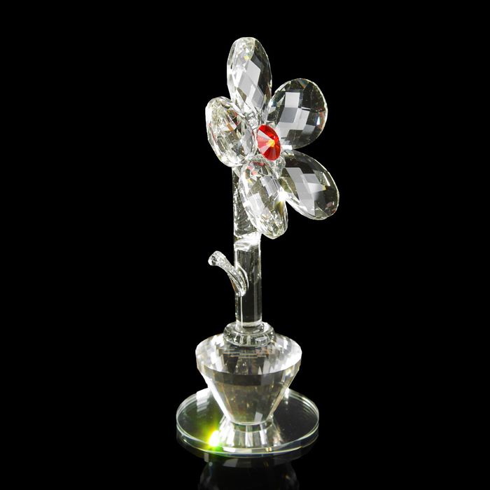 Сувенир стекло "Ромашка хрустальная" 16,5х7,5х5 см