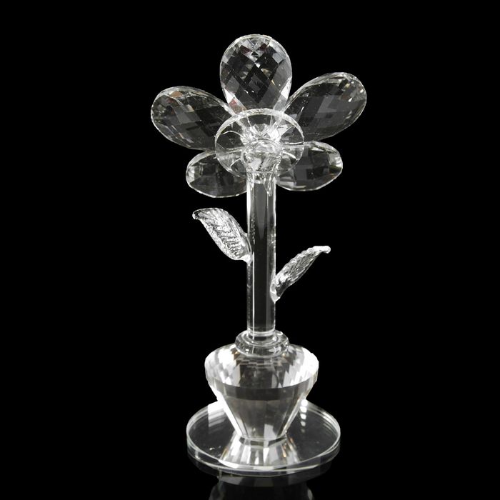 Сувенир стекло "Ромашка хрустальная" 16,5х7,5х5 см