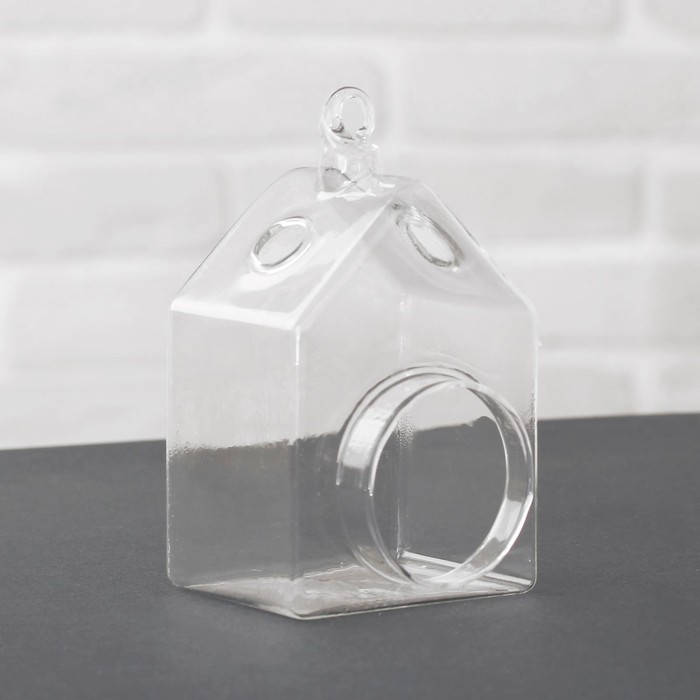 Основа для творчества и декорирования "Домик", 13 х 7 см, с подвесом