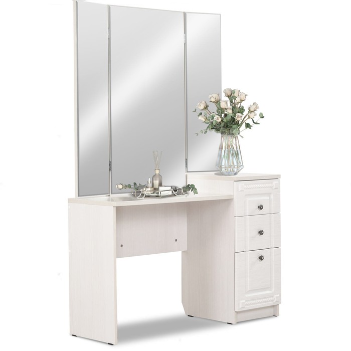 Стол туалетный «Азалия 12.1.1», цвет бодега белая шкаф двухстворчатый азалия 22 цвет бодега белая