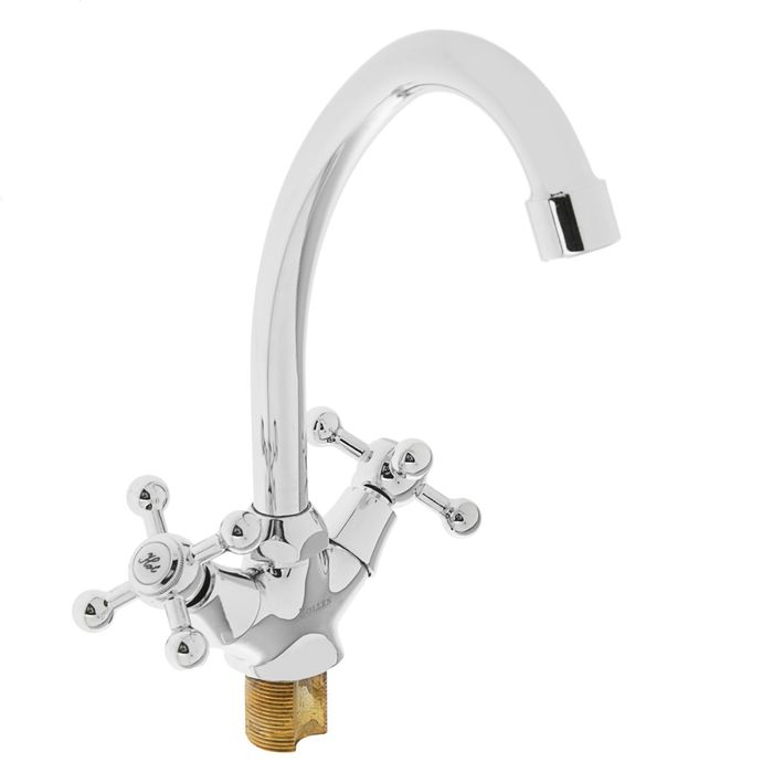 Смеситель для кухни Zollen Bamberg BA75620232, двухрычажный, хром