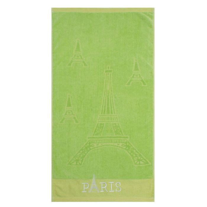 Полотенце махровое Парижанка салатовый 50х90, хлопок 100 %,плотность 460гр.