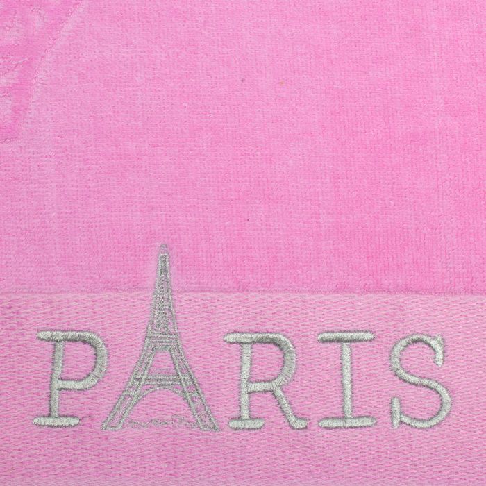 Полотенце махровое Парижанка розовый 70х140, хлопок 100 %,плотность 460гр.