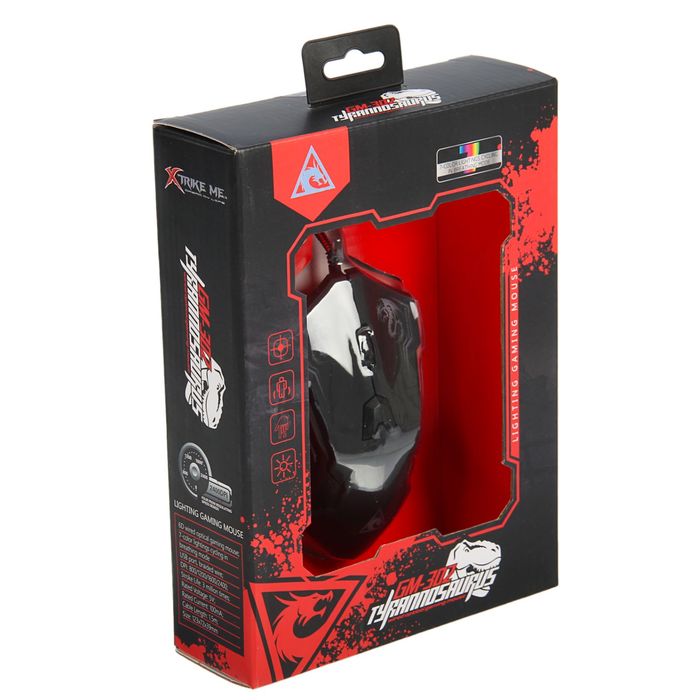 Игровая мышь Xtrike Me GM-302 USB 6-ти кнопочная, 7 цветная подсветка.