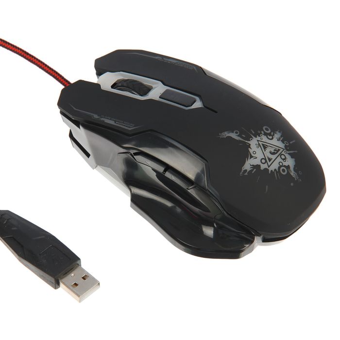 Игровая мышь Xtrike Me GM-301 USB 6-ти кнопочная, 4-цветная подсветка.
