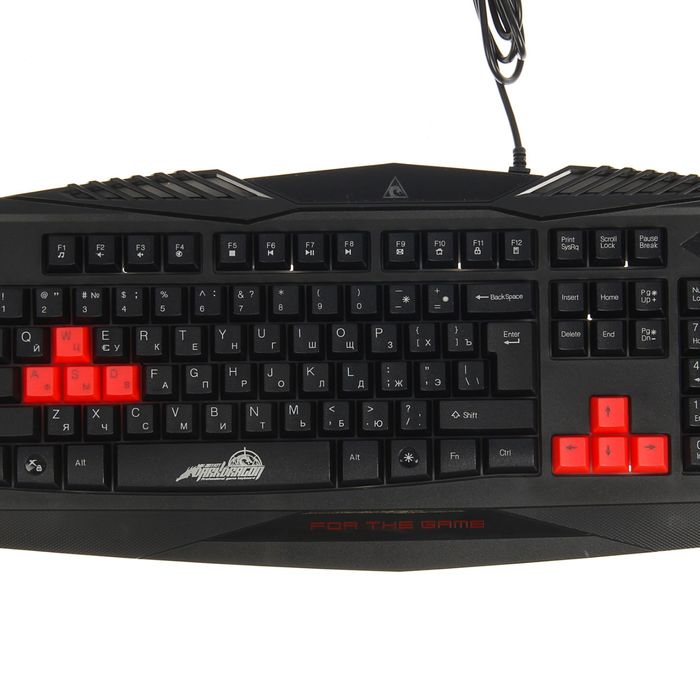 Игровой комплект Xtrike Me MK-801, (клавиатура и 6-кноп.опт.мышь с 7-цвет.подсветкой).