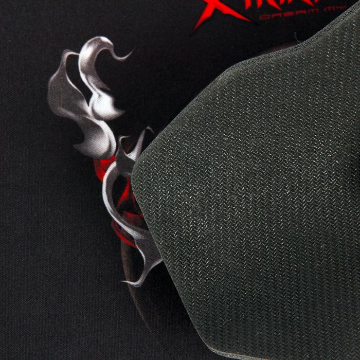 Коврик для мыши для мыши Xtrike Me MP-001, 300x230x4 мм, черно-красный