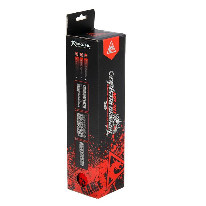 Коврик для мыши для мыши Xtrike Me MP-201, 920x294x4 мм, черно-красный