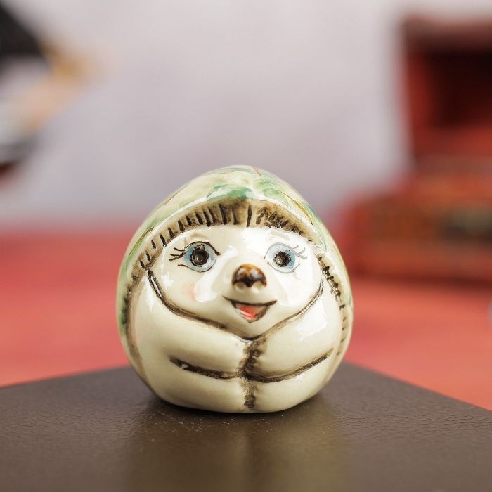 Фигурка «Ёжик», майолика, микс