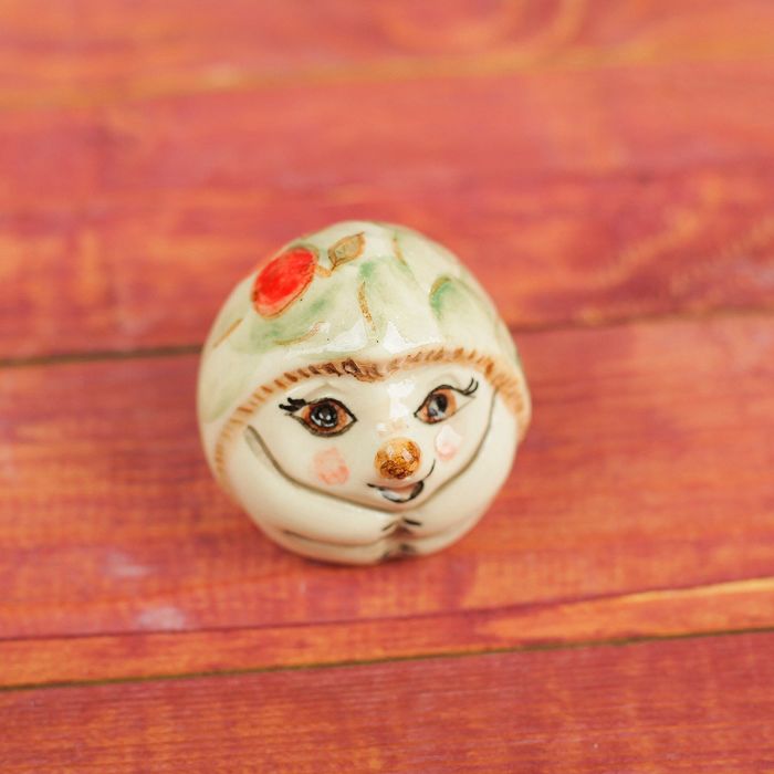 Фигурка «Ёжик», майолика, микс