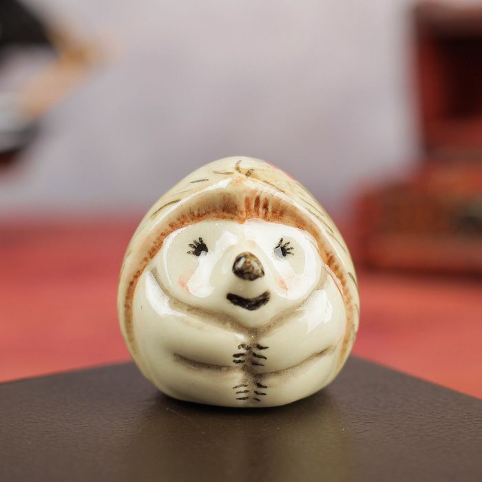 Фигурка «Ёжик», майолика, микс
