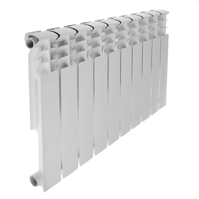 Радиатор алюминиевый "Тепловатт", 500х80, 10 секций