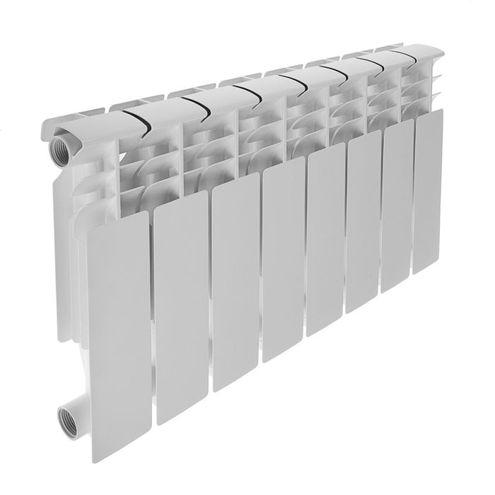 Радиатор алюминиевый "Тепловатт", 350х80, 8 секций