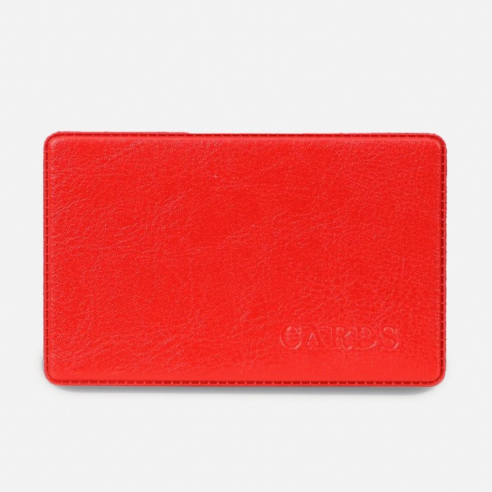 Футляр для проездного билета, цвет красный