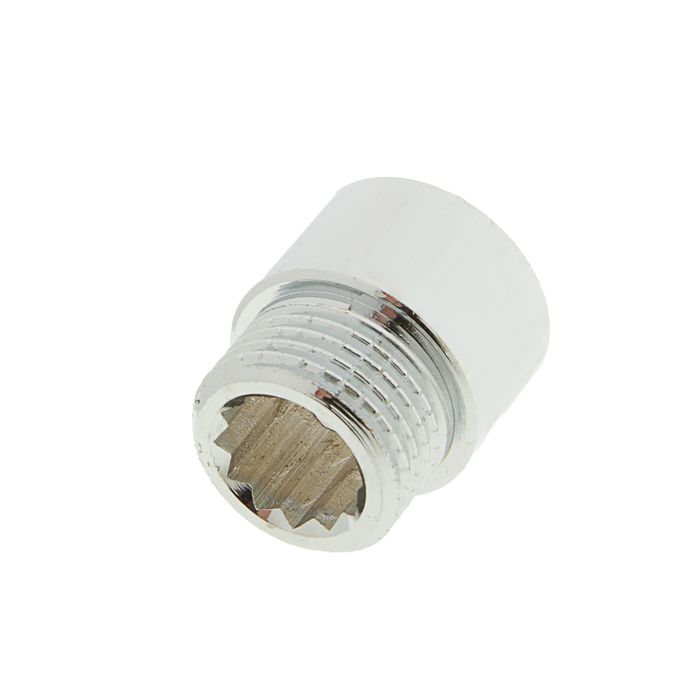 Удлинитель ProFactor, 1/2" х 15 мм, хромированный