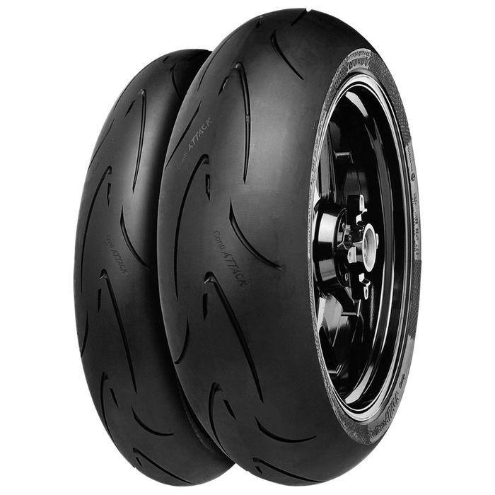 Мотошина Continental ContiRaceAttack Comp.End 200/55 R17 78W TL Rear Спорт