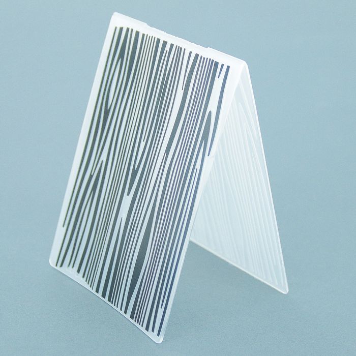 Трафарет для эмбосирования пластик "Древесный фон" 29,5х10,5 см