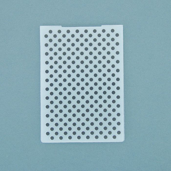 Трафарет для эмбосирования пластик "Горошек" 29,5х10,5 см