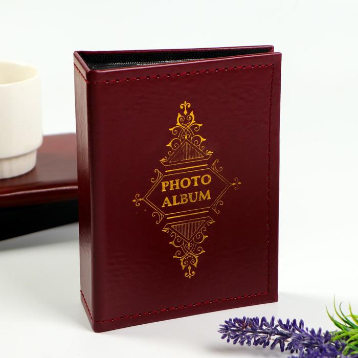 Фотоальбом на 100 фото 10х15 см "Классика" МИКС 17х13х5 см