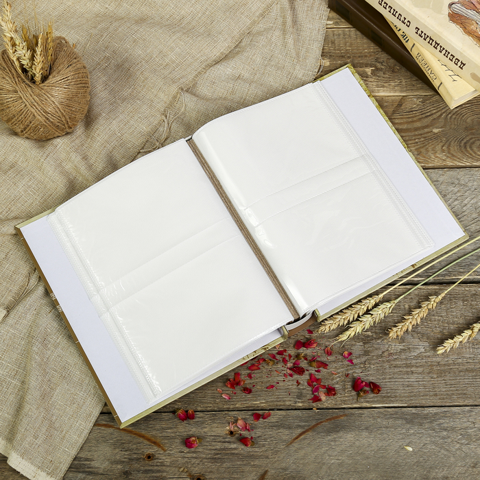 Фотоальбом на 100 фото 10х15 см "Музыкальный салон" МИКС в коробке 26,5х21х5,5 см