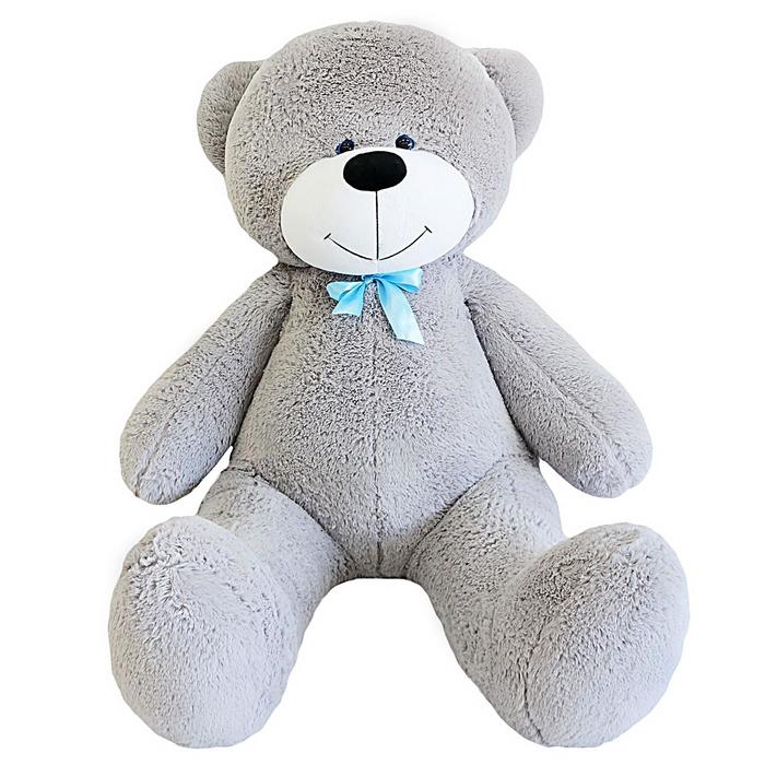 Мягкая игрушка "Мишка Федор", цвет серый, 150 см
