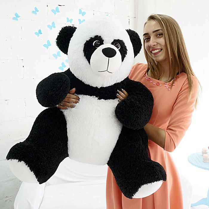 Мягкая игрушка «Мишка Панда Эллай», цвет чёрно-белый, 85 см