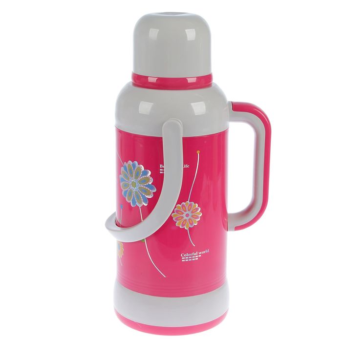 Термос 3200 мл Corfu world, Daydays, с ручкой, 1 кружка, микс, 24х43 см