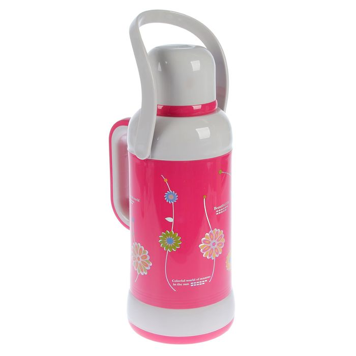 Термос 3200 мл Corfu world, Daydays, с ручкой, 1 кружка, микс, 24х43 см