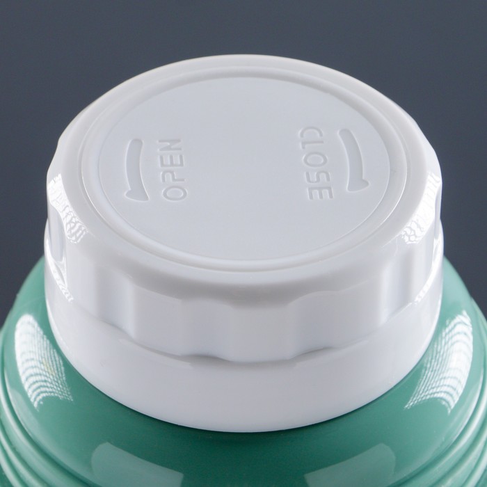 Термос 1000 мл «Призма», с ручкой, 2 кружки, микс, 15х30 см