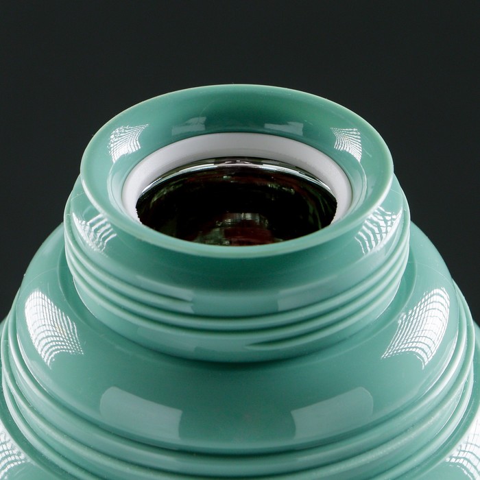 Термос 1000 мл «Призма», с ручкой, 2 кружки, микс, 15х30 см