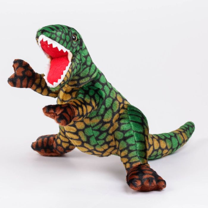Мягкая игрушка "Динозавр Тиранозавр Рекс", цвет зелёный, 40 см
