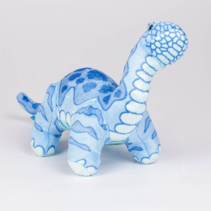 Мягкая игрушка "Динозавр Диплодок", синий, 40 см