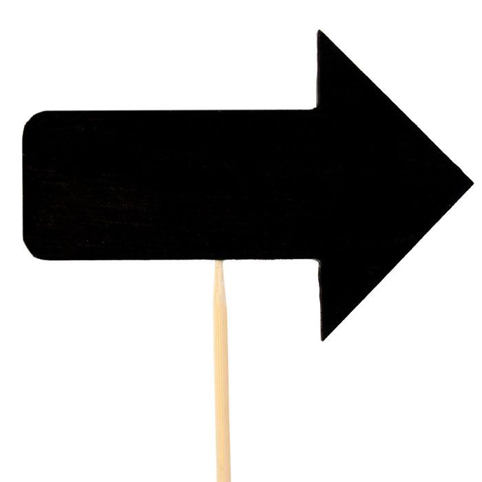 Топпер меловой "Стрелка", 10 х 7 см