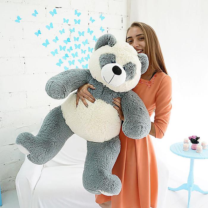 Мягкая игрушка Premium Quality "Мишка Марк Серая-Панда", 85 см