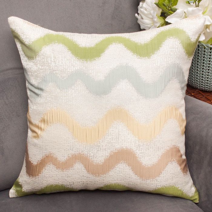 Наволочка декоративная "Этель" Волны мульти 42*42 см