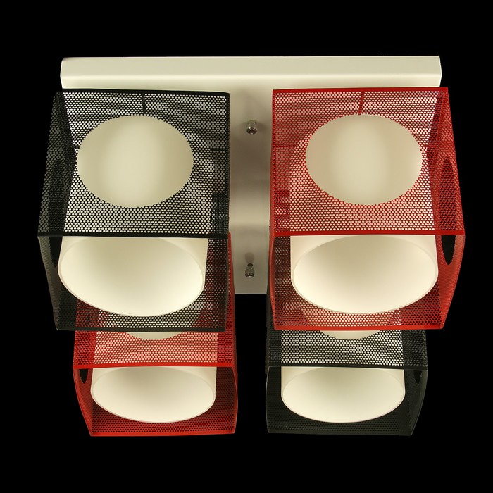 Светильник потолочный "Альма", Е27, 4 × 60 Вт, 21 × 38 × 38 см