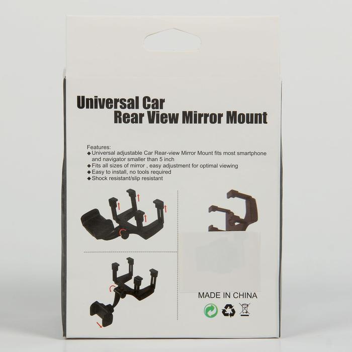 Держатель телефона TORSO раздвижной 50-90 мм, на зеркало