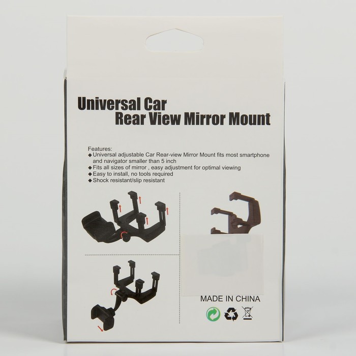 Держатель телефона TORSO раздвижной 50-90 мм, на зеркало