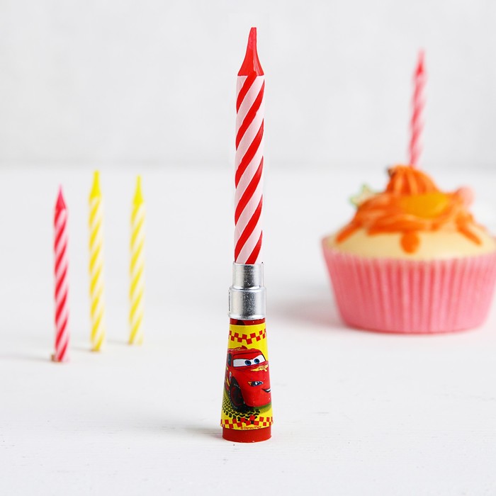 Свеча в торт музыкальная Дисней, Тачки