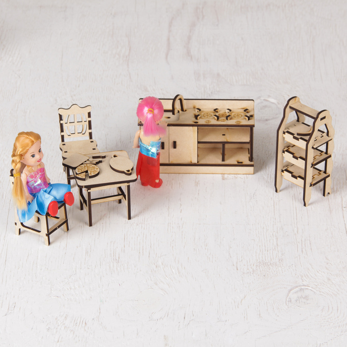Кукольная мебель "Столовая"