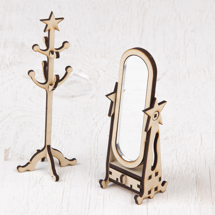 Кукольная мебель "Гардеробная"