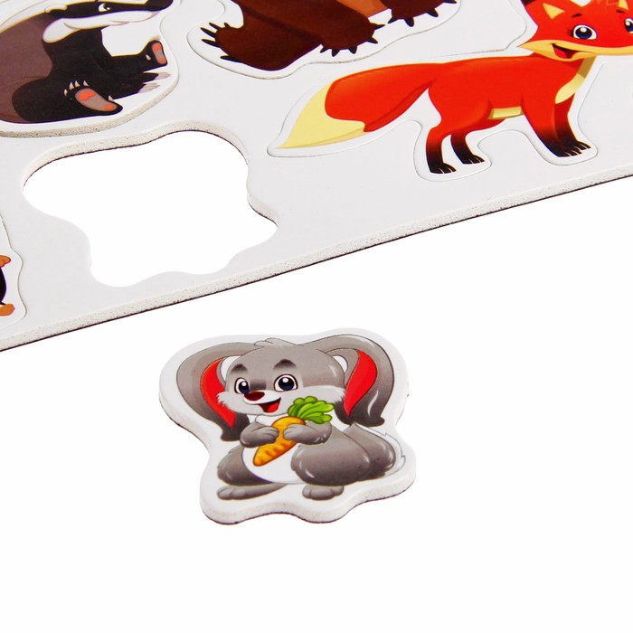 Набор развивающих магнитов "Лесные животные"