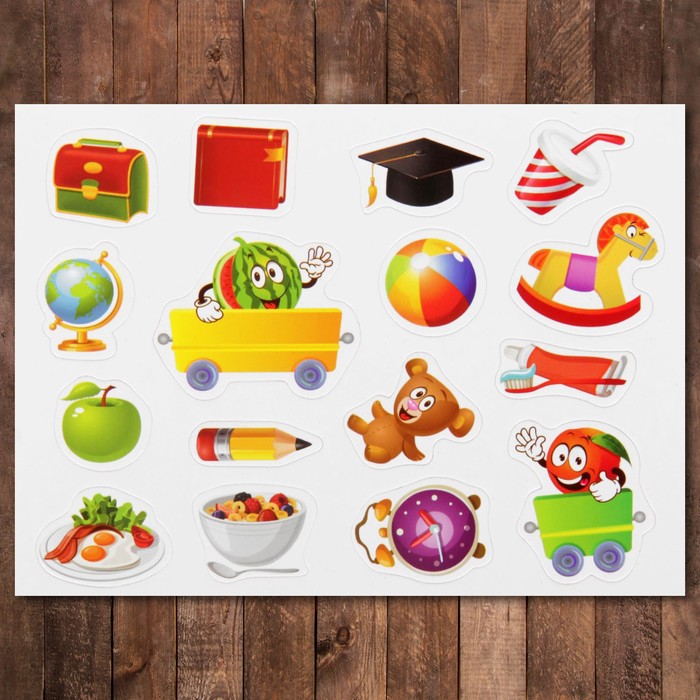 Набор развивающих магнитов "Веселый завтрак"